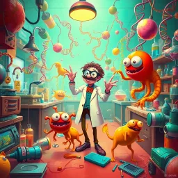 Whose Lab Is It Anyway? - Text-based game