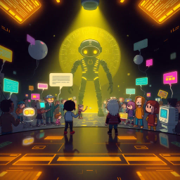 Metameme: Who's There? - Text-based game