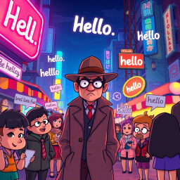 Whose Hello Is It, Anyway? - Text-based game