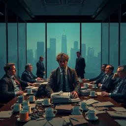 Corporate Conspiracies - Text-based game