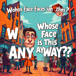Whose Face is This Anyway? - Text-based game