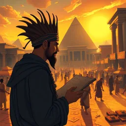 Fractional Pharaohs: The Reckoning of Numbers - Text-based game