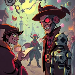 Metamayhem: Whose Adventure Is It Anyway? - Text-based game