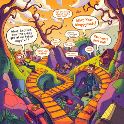 MetaMayhem: Whose Adventure is it Anyway? - Text-based game