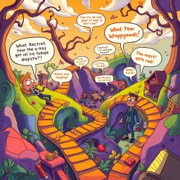 MetaMayhem: Whose Adventure is it Anyway? - Text-based game