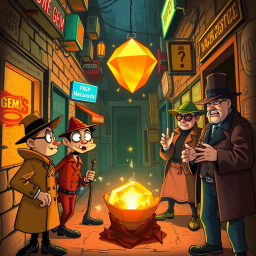 Whose Gem Is This, Anyway? - Text-based game