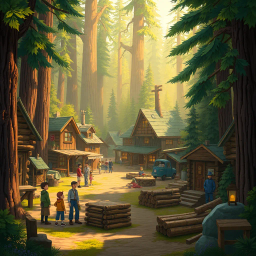 Logjam Chronicles: Whose Logs Are These, Anyway? - Text-based game