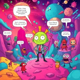 Spectrum Wars: Whose Dimension Is It Anyway? - Text-based game