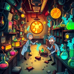 Whose Lab is it Anyway? - Text-based game