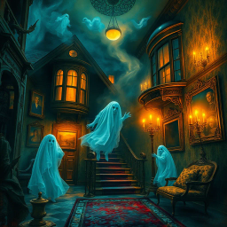 Whose Haunt Is This? - Text-based game