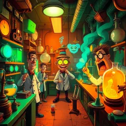 Whose Lab Is It Anyway? - Text-based game
