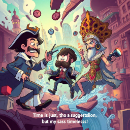ChronoClash: Whose Time Is It Anyway? - Text-based game