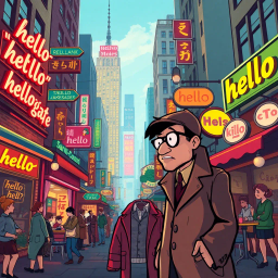 Whose Hellos Are These, Anyway? - Text-based game