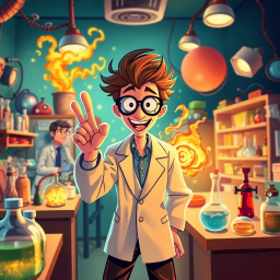 Whose Lab Is It Anyway? - Text-based game
