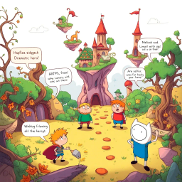 Chronicles of the Clueless: Whose Quest is it Anyway? - Text-based game