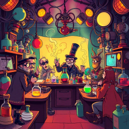 Whose Lab Is It Anyway? - Text-based game