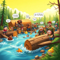 Log Jam: Timber Trouble - Text-based game