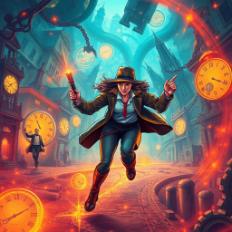 Chrono-Chase: Whose Time Is It Anyway? - Text-based game