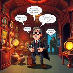 Relic Rumble: Whose Is It Anyway? - Text-based game