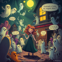 Whose Ghost Is It Anyway? - Text-based game