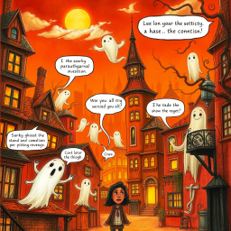 Whose Ghost Is It Anyway? - Text-based game