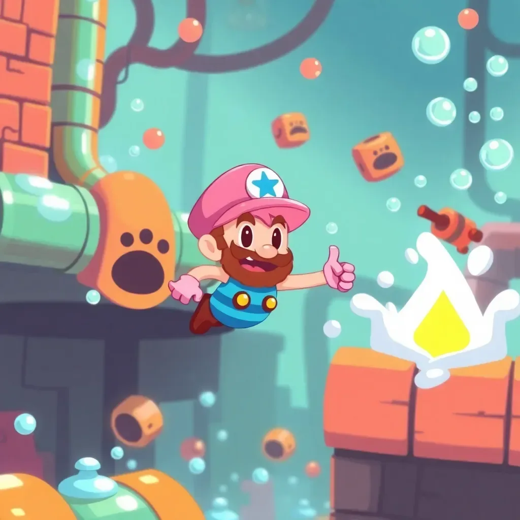 Pixel Plumber Panic