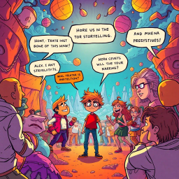 Metamayhem: Whose Adventure Is It Anyway? - Text-based game