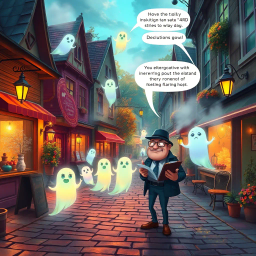 Whose Ghost Is It Anyway? - Text-based game