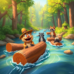 Log Jam: Whose Logs Are These Anyway? - Text-based game