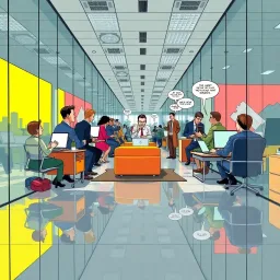 Workplace Comedy Drama text games