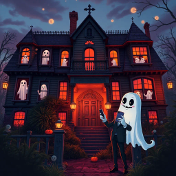 Whose Haunt is This? - Text-based game