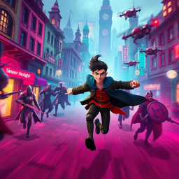 ChronoChase: Whose Time Is It Anyway? - Text-based game