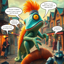 ChronoChameleon: Whose Time Is It Anyway? - Text-based game