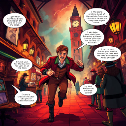 Chrono-Caper: Who's Time Is It, Anyway? - Text-based game