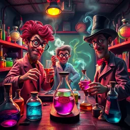Whose Lab Is It Anyway? - Text-based game