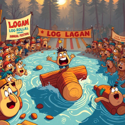 Log Jam: Who's Logs Are These Anyway? - Text-based game
