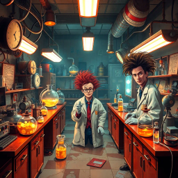 Whose Lab Is It Anyway? - Text-based game