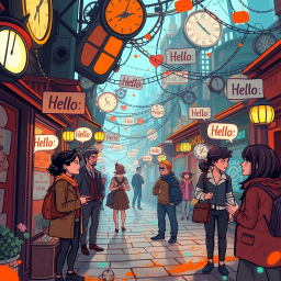 Whose Hellos are These, Anyway? - Text-based game