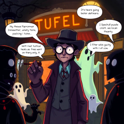 Whose Ghost Is It Anyway? - Text-based game