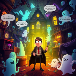 Whose Ghost Is It Anyway? - Text-based game