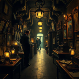 Curator's Conspiracy - Text-based game