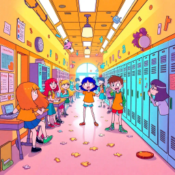 Spectrum High: Whose Dimension Is It Anyway? - Text-based game