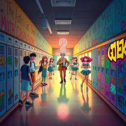 Spectrum High: Whose Dimension Is It Anyway? - Text-based game