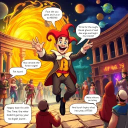 ChronoChuckle: Hilarity at the Hourglass - Text-based game