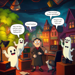 Whose Ghost is it Anyway? - Text-based game