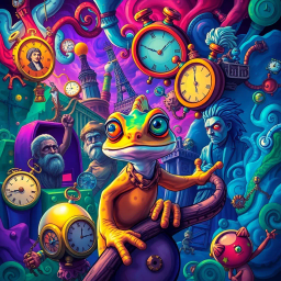 ChronoChameleon: Whose Time is it Anyway? - Text-based game