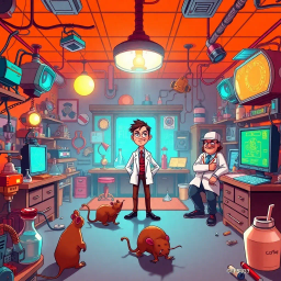 Lab Rascals: Whose Lab is it Anyway? - Text-based game