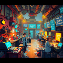 Whose Lab is it Anyway? - Text-based game