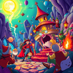 Whose Daring Tale Is It Anyway? - Text-based game
