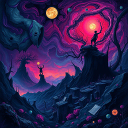 Nightmare Chronicles: Whose Nightmare Is It Anyway? - Text-based game